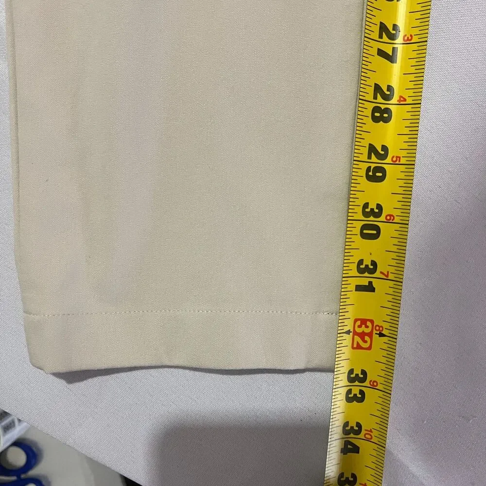 Theory Zaine Bistretch Chino Khaki Pants Size 30x32 New Sand NWT Flaws